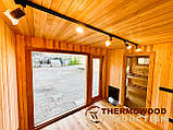 Мобільна каркасна утеплена сауна 5,5х2,6м Gartensauna-33 від Thermowood Production, фото 8