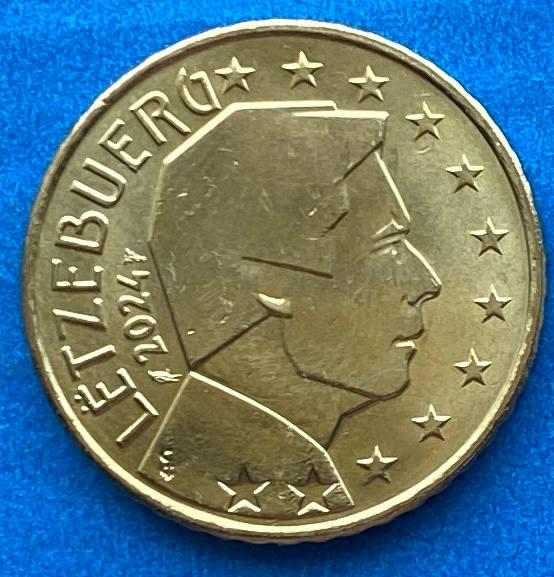 Монета Люксембурга 50 євроцентів 2024 р, фото 1