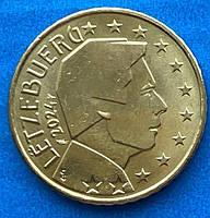 Монета Люксембурга 50 євроцентів 2024 р