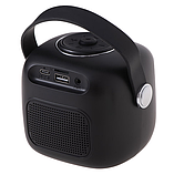 Міні караоке колонка з мікрофоном Adler AD 1199 USB-заряджання, SD-карта, USB, AUX та Bluetooth 5.1 Чорна, фото 3