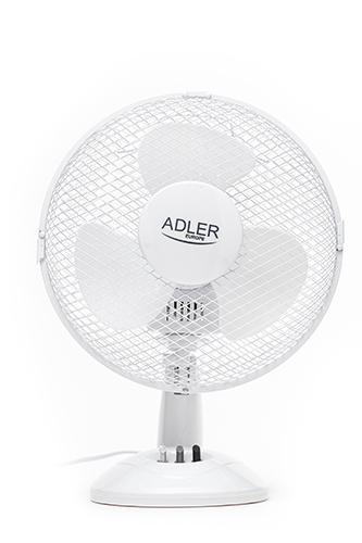 Настільний вентилятор Adler AD 7302 45вт. Дімаметр 23см, 2 швидкості
