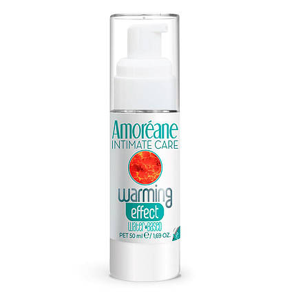 Лубрикант із фітопланктоном, зігрівальний Amoreane Warming Effect 50 мл, фото 1