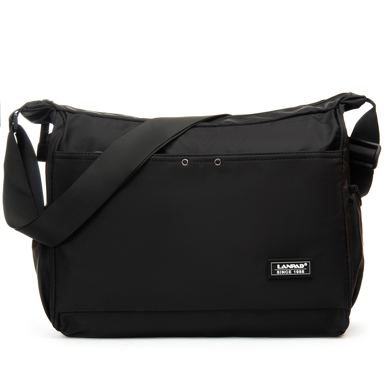 Сумка листочці чоловіча через плече нейлонова Lanpad 8376 black