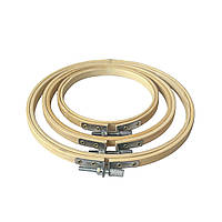 Набір Пяльця для вишивання дерев'яні, 3 шт.