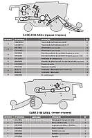 Ремни на комбайн Case 2166