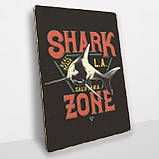 Дерев'яний постер Shark А5, фото 2