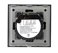 Розумний вимикач з WiFi + BLE 1DAL | Скляний Сірий, З нейтраллю (G86D-SW1G.WF.GR), фото 9