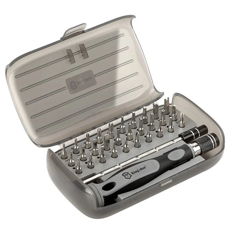 Багатофункціональний набір викруток для телефонів планшетів прецизійних 30in1 KS-840084. Black, фото 1