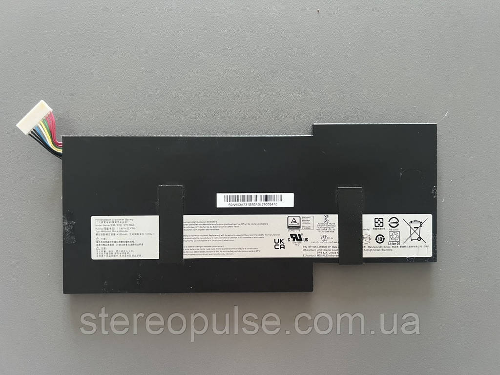 Акумулятор BTY-M6K для ноутбука MSI GF65 Thin (MS-16W2) Original