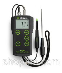 РH-метр для харчових продуктів Milwaukee MW102 Food PRO+ 0.00-12.00pH ±0.02 pH, автомат. каліб., Угорщина