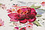 Тканина Duck "Малинові та пудрові троянди", фото 4