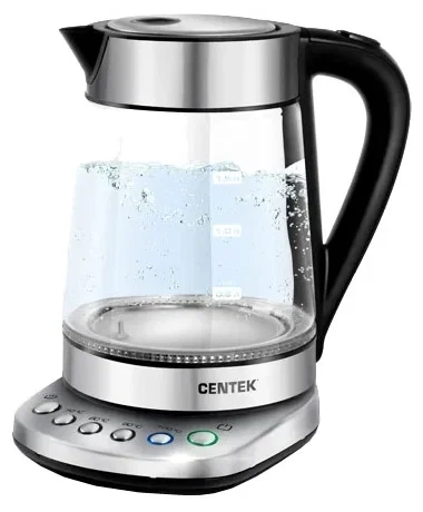 Електрочайник з підсвічуванням Sokany SK-09003 Electric Kettle 2200W 1,7l прозорий чайник, фото 1
