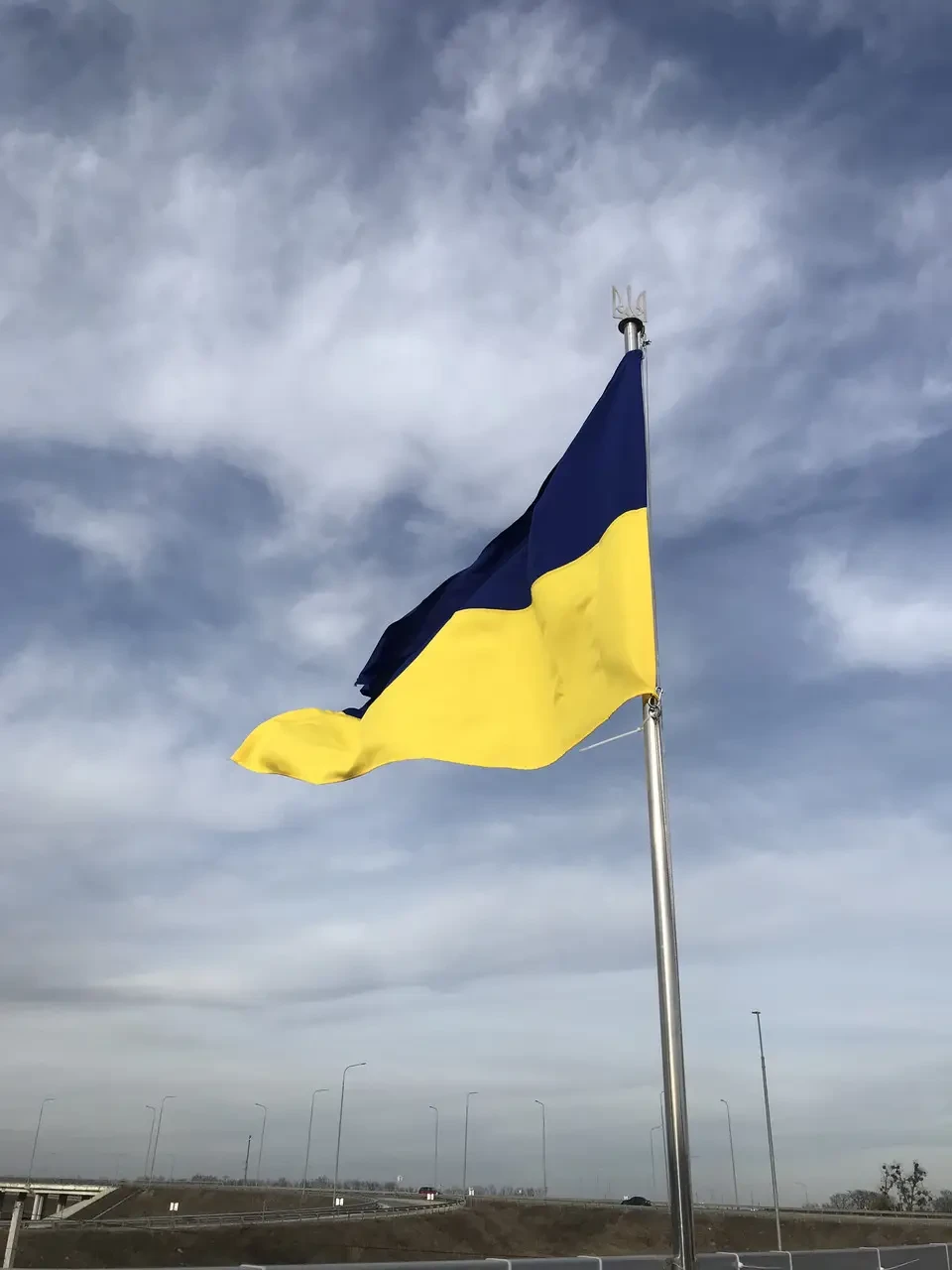 Флагшток для прапору з нержавіючої сталі 320см