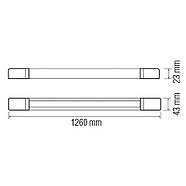 Лінійний світильник світлодіодний вологозахищений LED "IRMAK-36" 36W IP65 6400К, фото 4