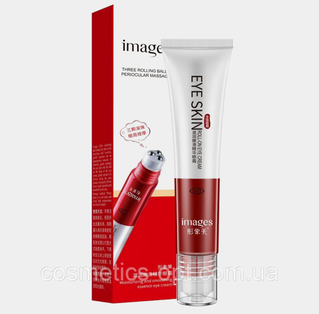 Крем-сироватка для повік з трьома роликами Images Three Rolling Essence Eye Cream, 20 g