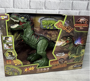 Іграшка динозавр NY056-А (1) на радіокеруванні, світлові і звукові ефекти, пар., фото 2