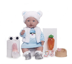 Пупс А 765 F 40см з набором аксесуарів, п'є, ходить на горщик, закриває оч, від 3х років