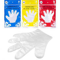 Від 8 шт. Рукавички одноразові поліетиленові 100шт. Х4-05 купити дешево оптом в інтернет-магазині