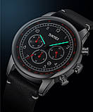 Чоловічий кварцовий годинник з хронографом і датою Skmei 9318BEBK Beige-Black, фото 7