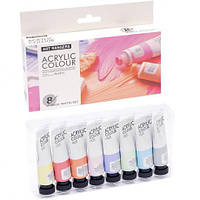 Фарби 22мл "Art Ranger" 8 кольорів "Acryliс   pastel" PA32.08022.B  купити дешево оптом в інтернет-магазині