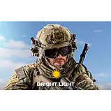 Захисна маска балістична Ops-Core Step in visor з фотохромними лінзами (колір tan, Ranger green, black), фото 10