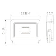 Прожектор світлодіодний 20 Вт LED "ASLAN-20" 20W 6400K, Світлодіодний прожектор 20 Вт, фото 4