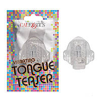 Вібратор на язик для оральних ласк прозорого кольору California Exotic Novelties Кайф
