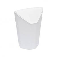 Від 4 шт. Відро для сміття пластикове 1,2л з поворотною кришкою 18*12*9см B075 купити дешево оптом в інтернет-магазині