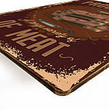 Дерев'яний постер Асортимент м'яса А5, фото 3