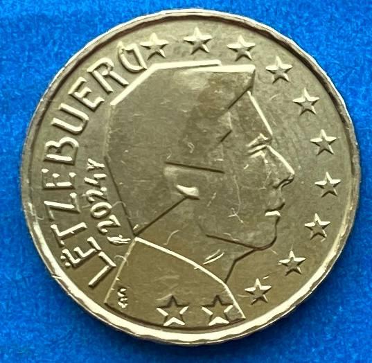 Монета Люксембурга 10 євроцентів 2007-24 рр, фото 1