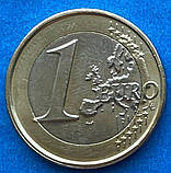 Монета Люксембурга 1євро 2024 р, фото 2