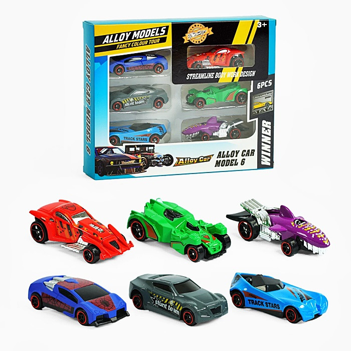 Набір машинок металевих (6662), фото 1