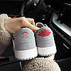 Чоловічі кросівки Nike Air Jordan 1 Retro Low Travis Scott Cactus Jack (Сірі) Найк Джордан Тревіс Скотт нубук замша, фото 7