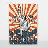 Дерев'яний постер Свобода і єдність А5, фото 6
