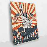 Дерев'яний постер Свобода і єдність А5, фото 2