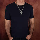 Срібний хрестик чоловічий кулон "Меч". Спаси Збережи. Освячений православний хрест із срібла 925, фото 8