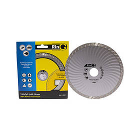Диск відрізний алмазний Ø150 Ring Турбоволна для неармованих бетонів і гранітних матеріалів