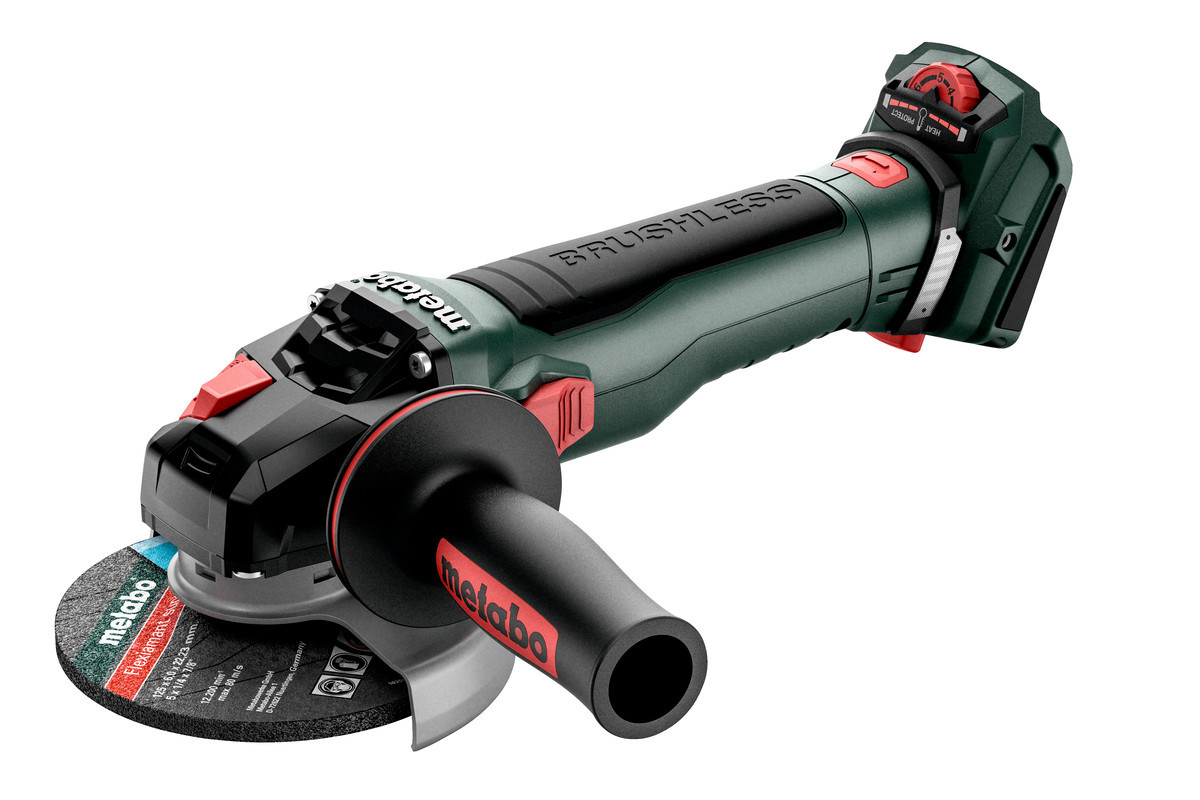 Акумуляторна кутова шліфмашина Metabo WVB 18 LT BL 11-125 QUICK INOX (без акум.)