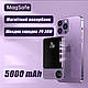 Беспроводной Повербанк MagSafe Power Bank для iPhone 5000 mAh 20W Магсейф с беспроводной зарядкой Q9, Purple - фото 3 - id-p2276710198
