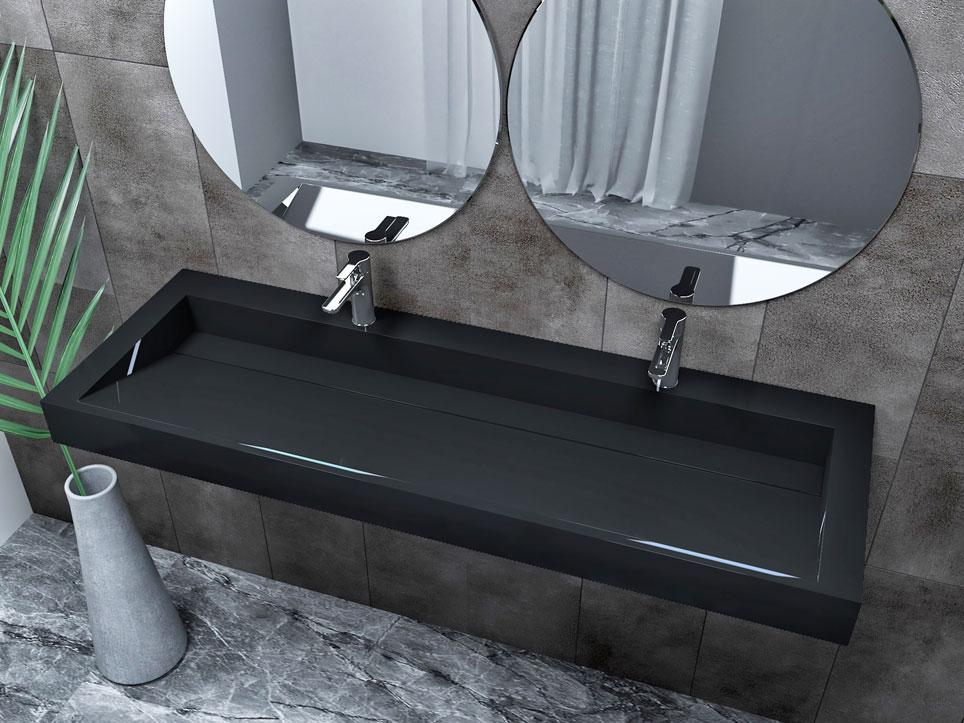 Раковина, Умивальник підвісний Luxor MAESTRO 150 Black