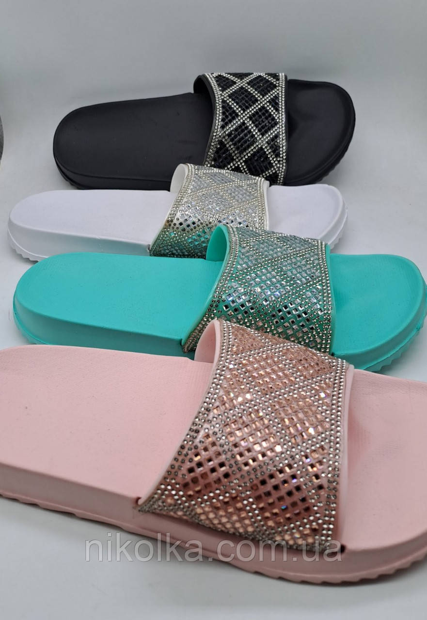 Шльопанці жіночі оптом, 36-41 рр.,  арт. 12009, фото 1