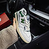 Чоловічі кросівки New Balance 550 White Green (Білі з зеленим) Взуття Нью Беланс 550 шкіряні демісезоні, фото 4