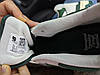 Чоловічі кросівки New Balance 550 White Green (Білі з зеленим) Взуття Нью Беланс 550 шкіряні демісезоні, фото 9