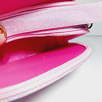 Дитяча лакова сумочка з плаваючіми блискавками для дівчинки довга регульована ручка, фото 5