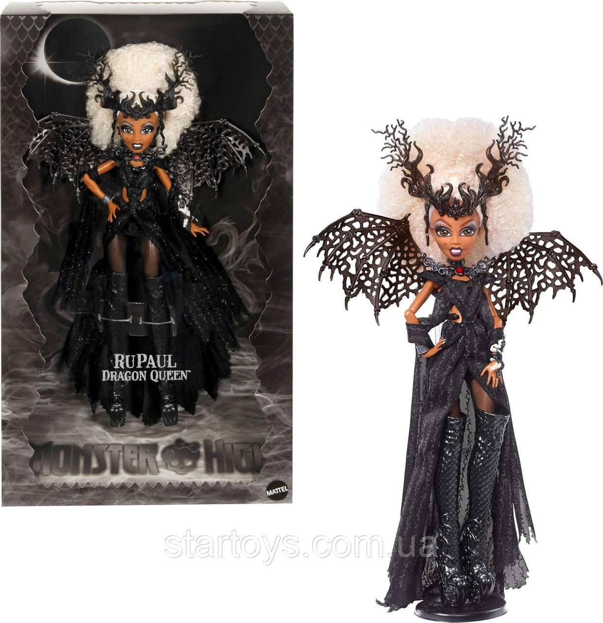 Колекційна лялька Монстер Хай Рупол Корольова Драконів Monster High RuPaul Doll Dragon Queen HRP91