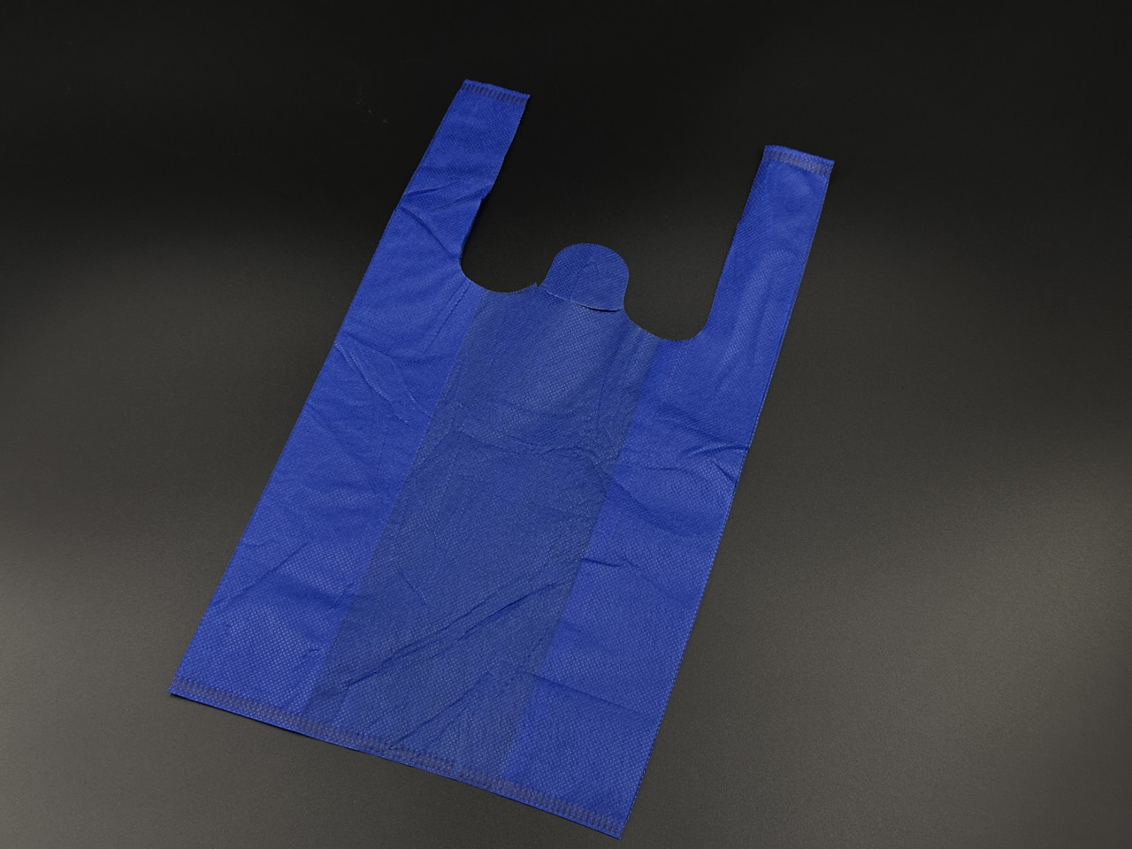 Еко сумка спанбонд. Цвет Синий. 24х45см, фото 1