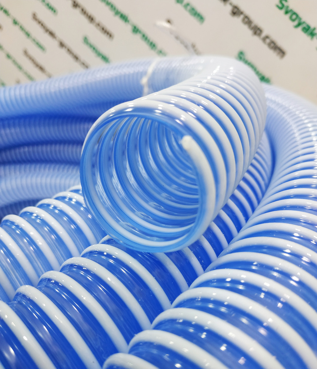 Гофра сифонна синя 50 мм "Evci Plastic". Від 1 метра
