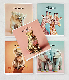 Зошит 36 аркушів У клітинку Paradise 3256(36к) Школярик