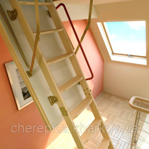 Чердачная лестница FAKRO LTK Thermo 70х120 - фото 1 - id-p29766334
