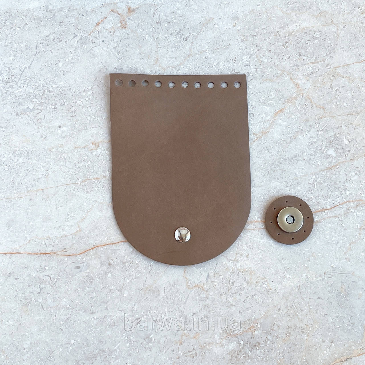 Клапан для шопера міні сумки 14х10 см. колір на вибір